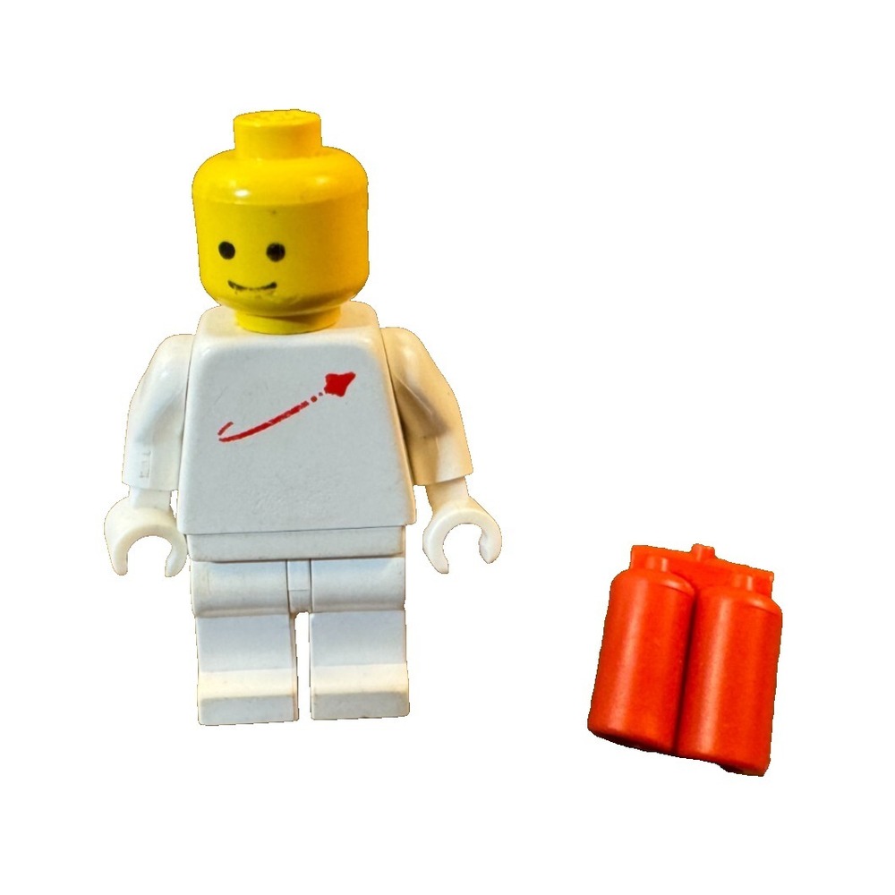 LEGO Classic Spaceman Vintage Minifigure White Red Air Tanks Astronaut 1980's